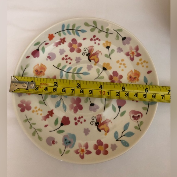 Disney Alice In Wonderland Spring Floral 16oz Teacup with Saucer NWT - Picture 12 of 13